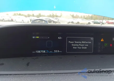 2021 Toyota Prius Prime Le z USA, uszkodzony, nr VIN JTDKAMFP5M3180064